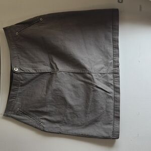 HIGHER STATE Womens Green A-Line Mini Skirt